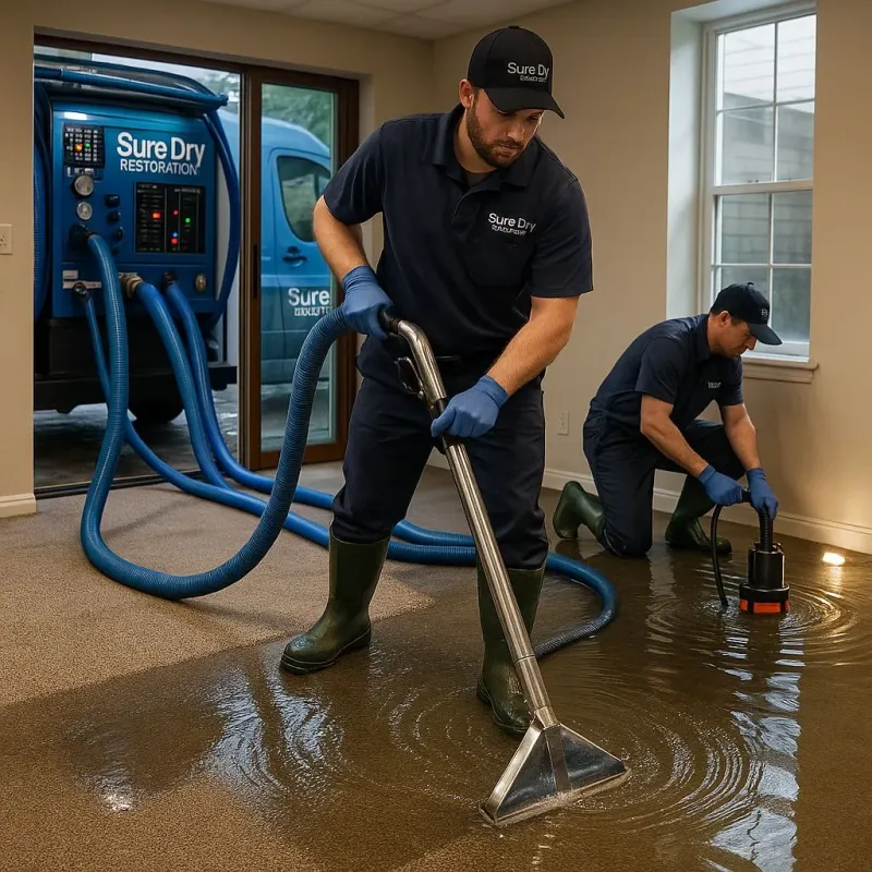 Water Extraction and Removal process in Southern Shops, SC